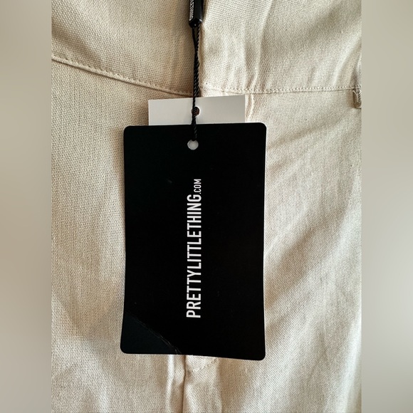 PrettyLittleThing Linen Look Two-Piece Set - Picture 5 of 5